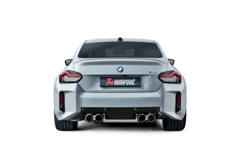 Akrapovic Slip-On Line Exhaust for 2023 BMW M2 G87 Titanium with Optional Tips