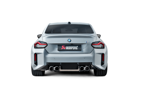 Akrapovic Slip-On Line Exhaust for 2023 BMW M2 G87 Titanium with Optional Tips