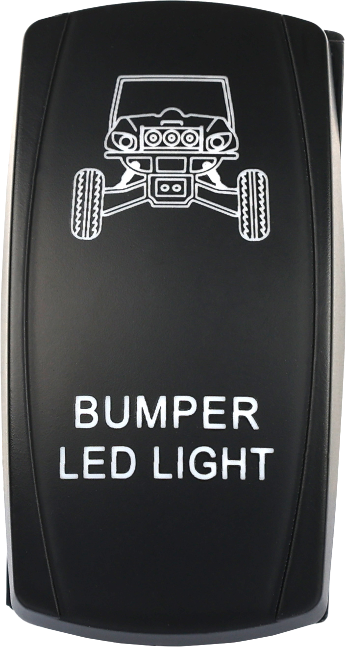 Open Trail SM106-021 Bumper Lights LED Switch Pro Backlit for Jeep and Truck Vehicles