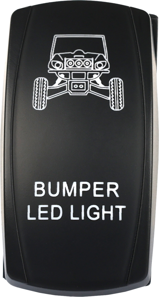 Open Trail SM106-021 Bumper Lights LED Switch Pro Backlit for Jeep and Truck Vehicles