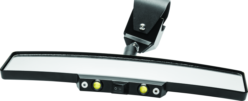 DragonFire Racing Specter Lighted Rear View Mirror for 1.75-2 inch Cages