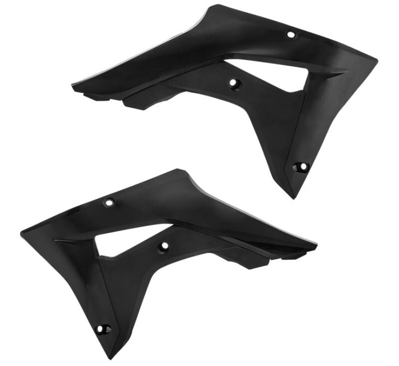 Acerbis Black Radiator Shroud for Honda CRF250RX, CRF450L, CRF450RX, and CRF450X (Part #2645450001)