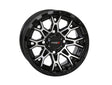 St6 Wheel 12x7 2+5 ( 47mm) 4/110 Gloss Black/Machined