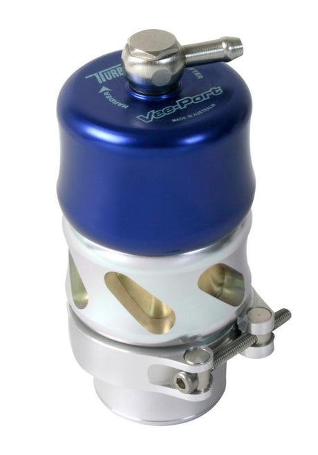 Turbosmart Vee Port Pro BOV for Subaru - Blue (Part Number: TS-0205-1135)