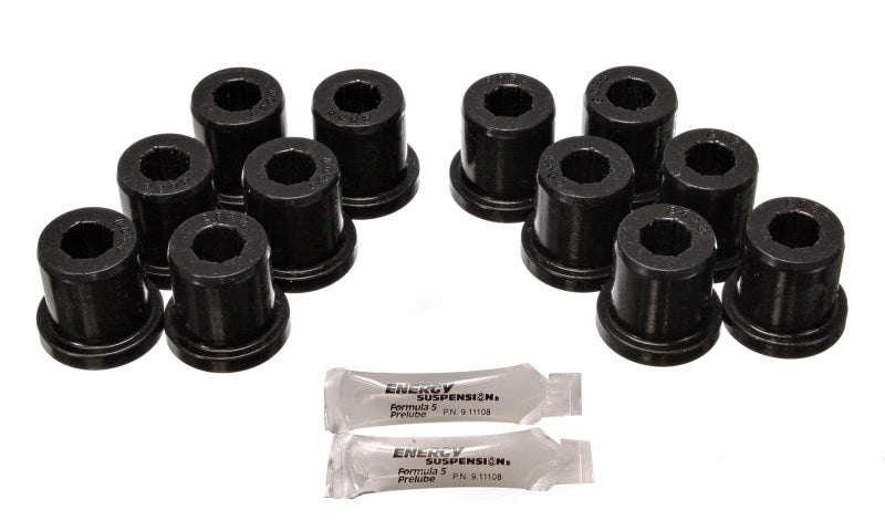 Energy Suspension 8.2106G Front and Rear Leaf Spring Bushing Set for Toyota Land Cruiser (1981-1989) with Hyper-Flex Polyurethane