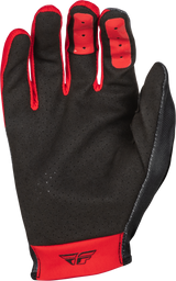 Fly Racing Lite Gloves Black/Red Medium for Offroad & MX Motorcycles