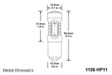 Diode Dynamics 1156 LED Bulb HP11 LED - Red (Pair)