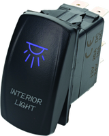 DragonFire Racing Lighted On/Off Switch with Blue LED - Part #521377