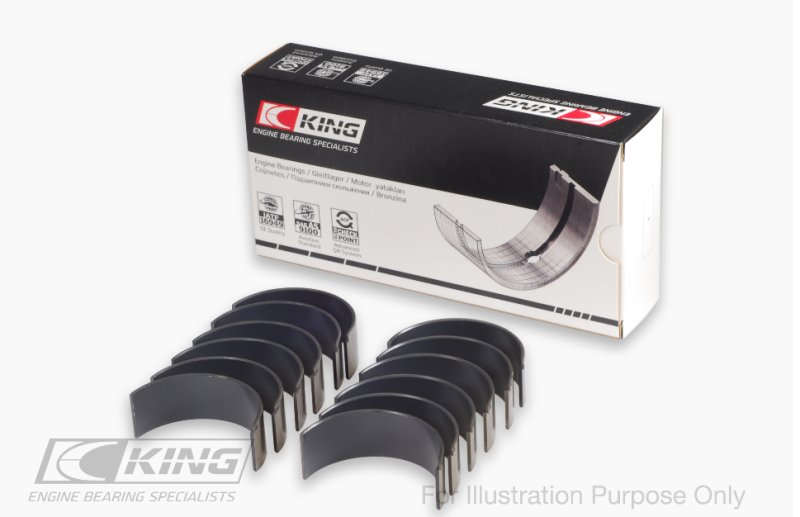 King Engine Bearings Toyota 2Gr-FE/ 3GR-FE Polymer Coated (Size 0.05) Connecting Rod Bearing Set
