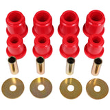 Energy Suspension 8.3132R Front Control Arm Bushing Set for Toyota 4Runner 1999-2002, Red Polyurethane