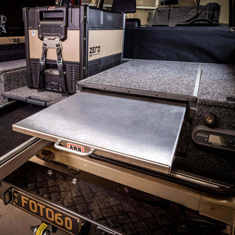 ARB R/Draw Table Stainless Steel for ARB Cargo Drawers RDTAB1355