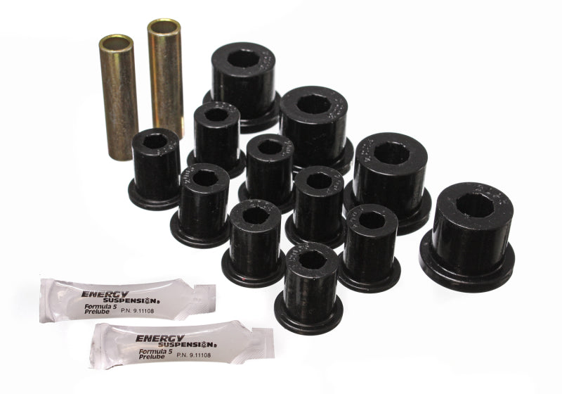 Energy Suspension CJ Rear Spring Bushing Set - Black for Jeep CJ7 (1983-1986)