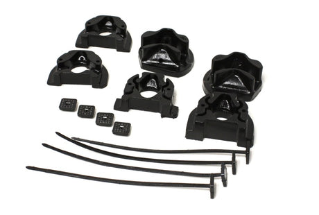 Energy Suspension 16.1105G Black Polyurethane Motor Mount Inserts for Honda Civic 1994-1995 and Del Sol 1993-1997