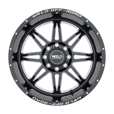 Weld Cheyenne W132 Series 20x10 Wheel – 8x170 Bolt Pattern, -18 Offset, Gloss Black MIL Finish