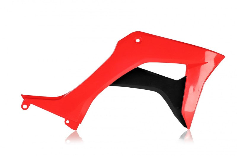 Acerbis 19+ Honda CRF110F Radiator Shroud - Red/Black, OEM Fit for Honda CRF110F