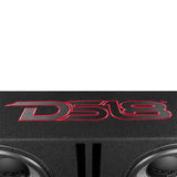 DS18 GEN-X212LD Dual 12-inch Loaded Ported Enclosure with 900 Watts RMS for Car Audio Systems
