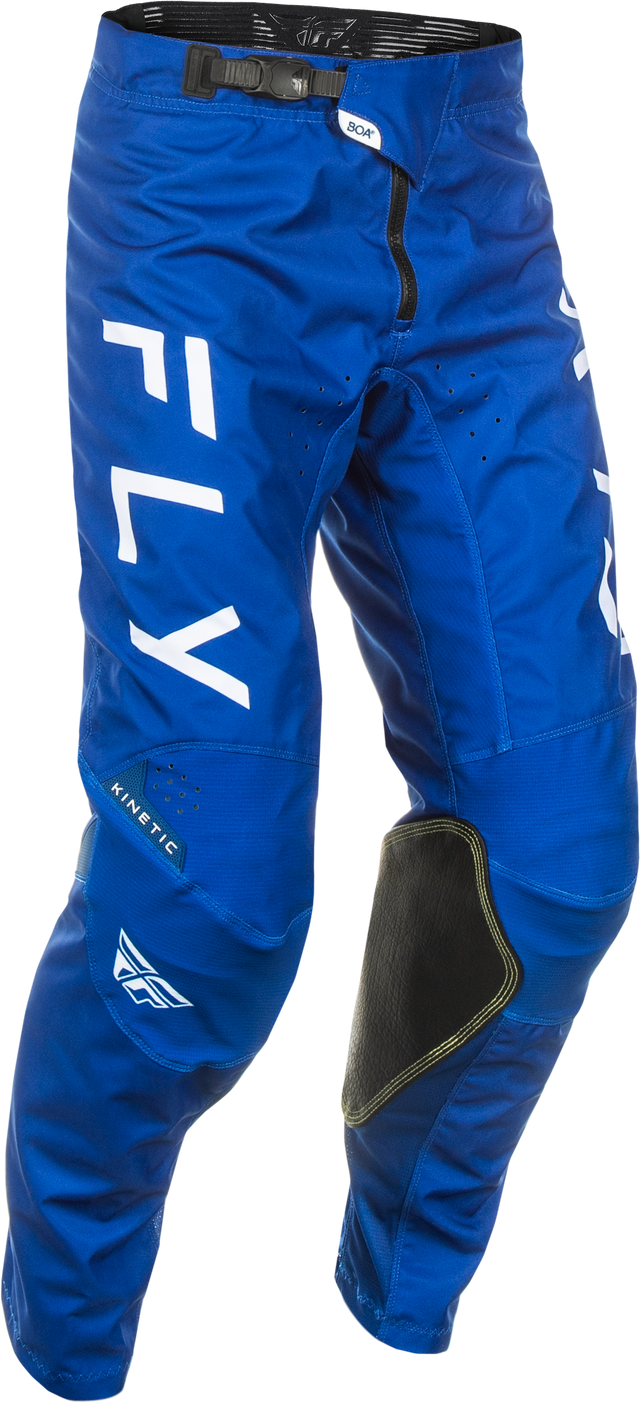 Fly Racing Kinetic Center Pants Navy/White Size 34 for Off-Road and Motocross Vehicles