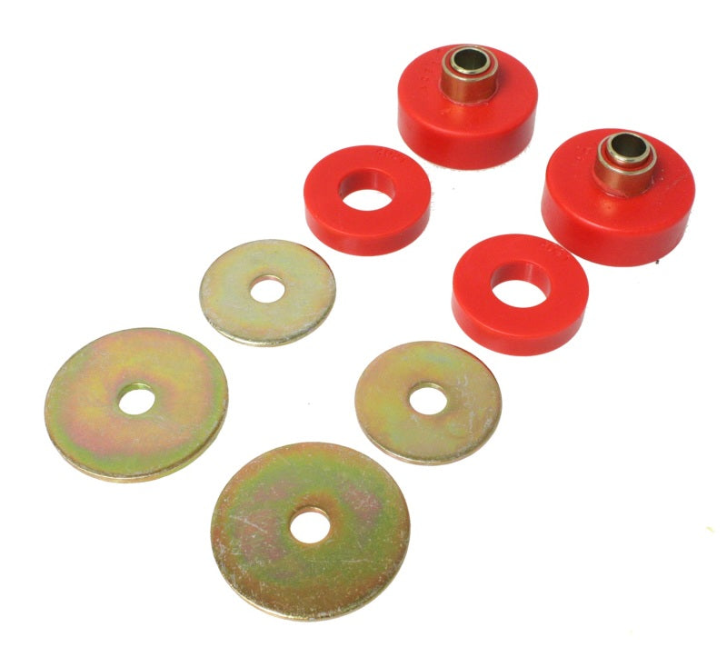 Energy Suspension Hyper-Flex Red Universal Mounts/Isolator Kit for GM 2WD Vehicles – Part Number 9.4101R