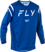 Fly Racing Kinetic Center Jersey Navy/White Medium for Motocross and Off-Road Vehicles
