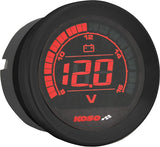 KOSO HD 02 Series Gauge Kit with Black Bezel for Harley-Davidson FLHTC and FLHTCU Models