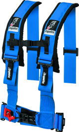 DragonFire Racing H-Style 4-Point Harness with 3-Inch Buckle for UTVs - Blue