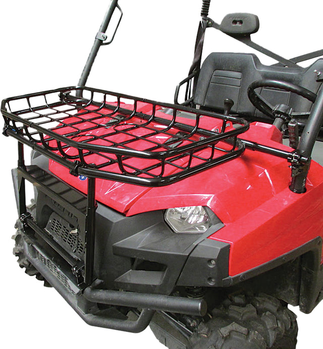 Seizmik Hood Rack for Polaris Ranger XP 900, 800 & Crew Models – Heavy-Duty Steel with Light Bar Mount