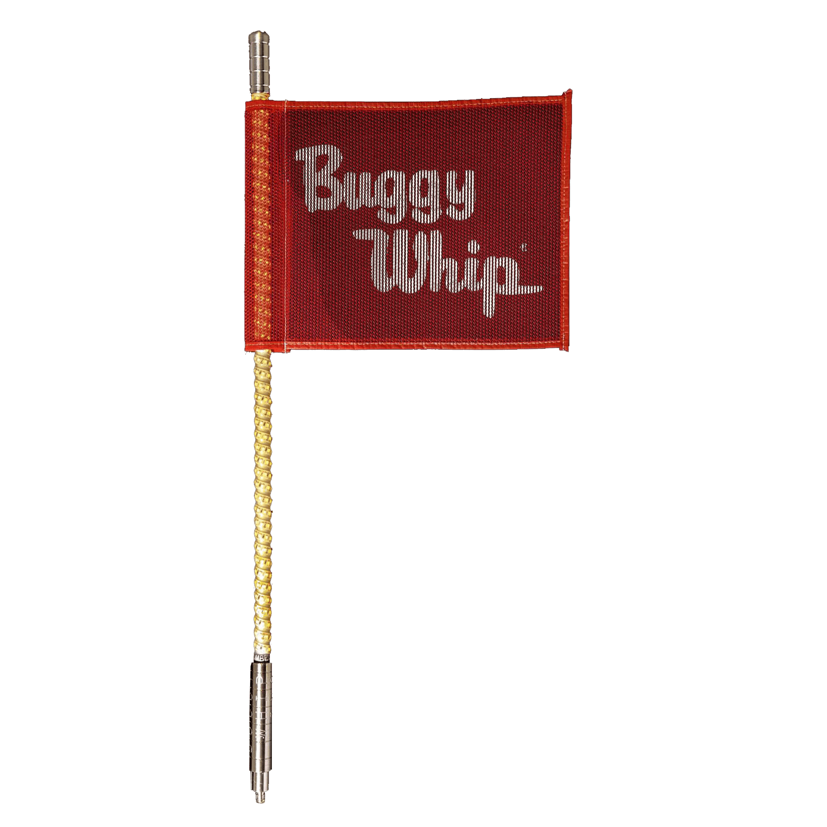 2' LED Whip with Flag | Buggy Whip