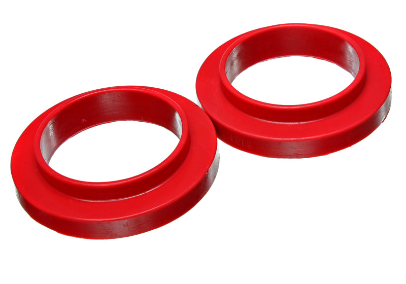 Energy Suspension Hyper-Flex Coil Spring Isolator Set for Passenger Vehicles – Red, 3.75 in ID, 5 7/16 in OD, 1 1/8 in Height