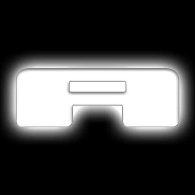 ORACLE Lighting Universal Illuminated LED Letter Badges - Matte Wht Surface Finish - A