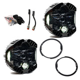 Baja Designs 07-18 Jeep Wrangler JK DOT LP6 LED Headlight Kit - Clear/White