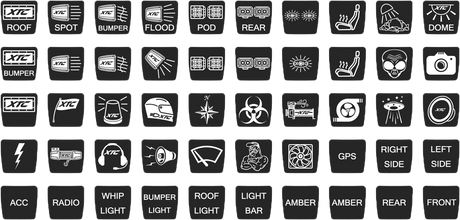 XTC Power Products Light Duty Switch System for Polaris Ranger 1500 with Roof Mounted PULSE Bus Bar