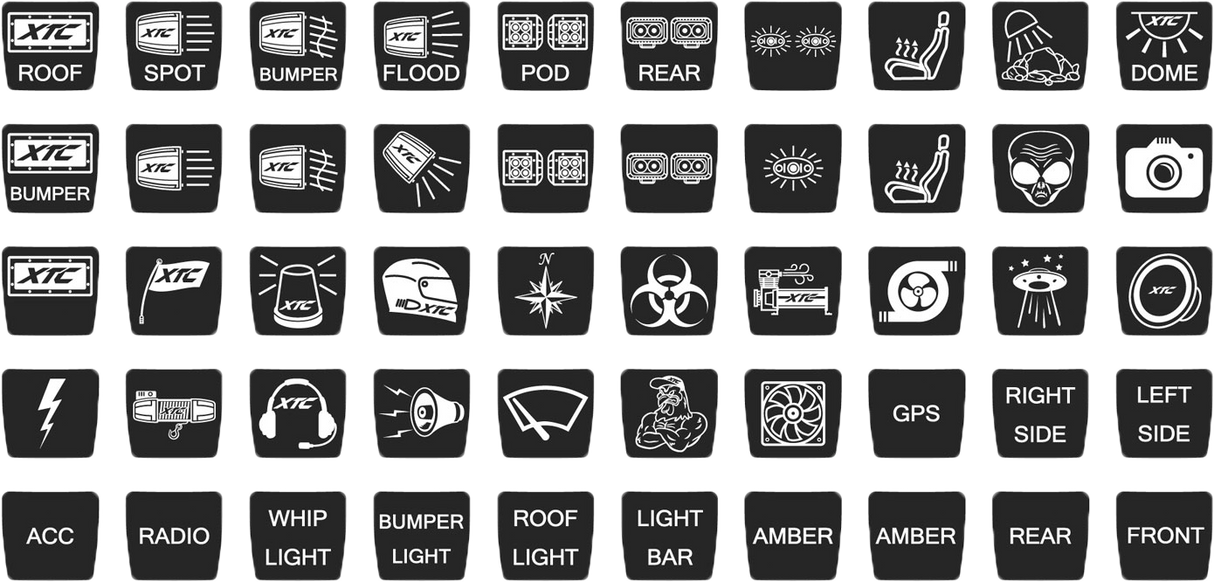 XTC Power Products Plug N Play Power Control System with 6 Switches for Toyota YXZ Vehicles