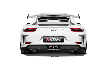 Akrapovic Slip-On Race Line Exhaust System for 2018 Porsche 911 GT3 (991.2) with Titanium Tail Pipe Set