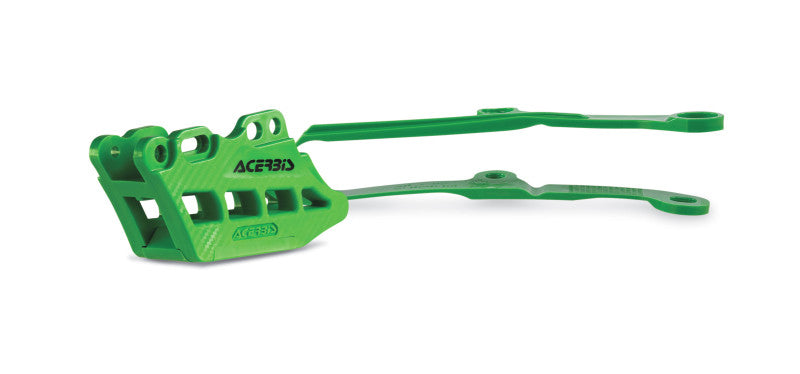 Acerbis Kawasaki KX250F/KX450F Chain Guide Block Kit - Green | Model 2449450006
