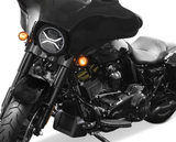 KOSO 7-Inch Zenith LED Headlight with H4 Plug for Harley Davidson FLHR Road King & Dyna Switchback