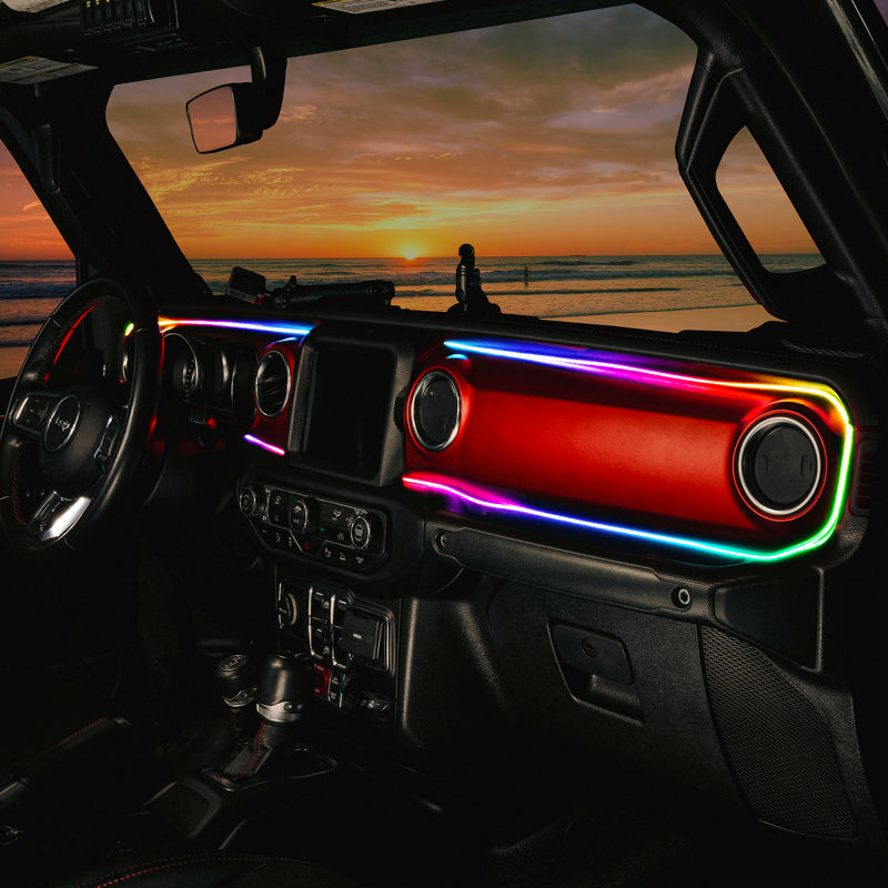 Oracle 18-23 Jeep Wrangler JL/Gladiator JT Dynamic ColorSHIFT LED Interior Dash Board Kit