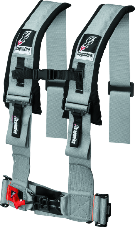DragonFire Racing H-Style 4-Point Harness with Memory Foam Shoulder Pads for UTVs