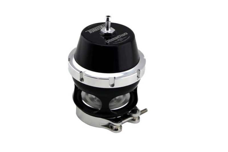 Turbosmart PowerPort BOV Black - High-Flow Blow-Off Valve with Dual-Chamber Design