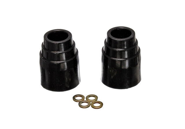 Energy Suspension 9.9143G Performance Bump Stop Set for Control Arms, Traction Bars, and Leaf Springs - Black