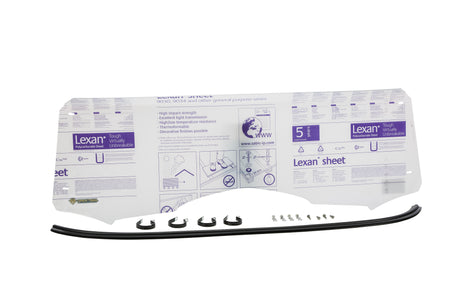 Open Trail Half Windshield for Can-Am Commander Max 1000 & Commander 1000 – Durable 0.177" Makrolon Polycarbonate, 11" Tall