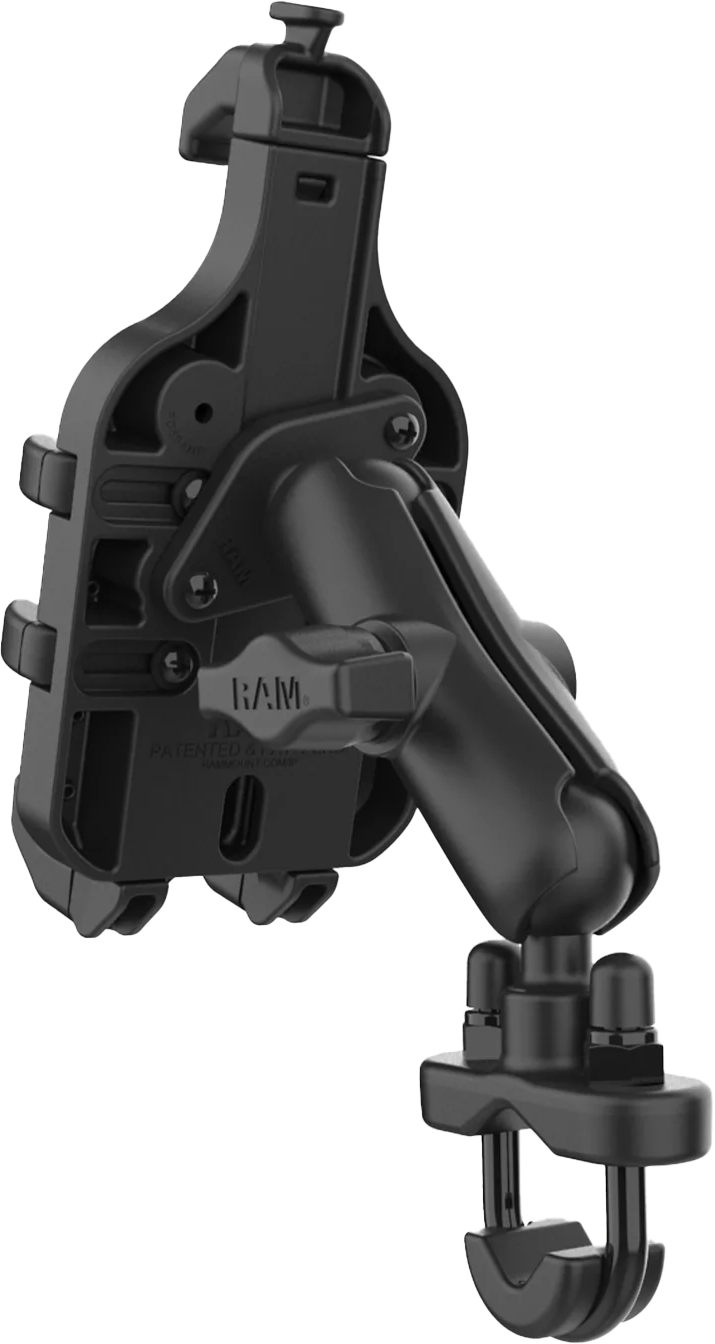RAM Quick Grip Pro Handlebar Phone Mount for Motorcycles and Bikes - Model RAM-B-149Z-PD5U