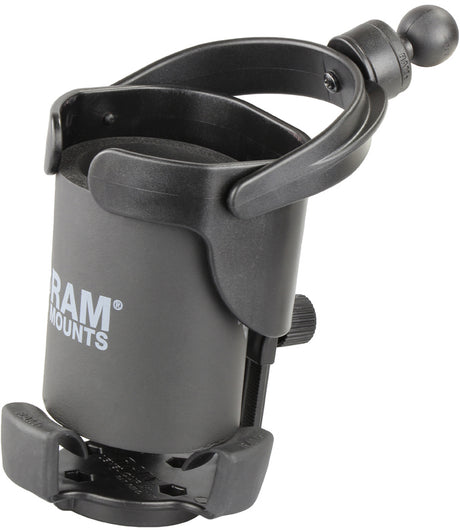 RAM Level Cup Holder Mount with 1-Inch Diameter Ball - Compatible with Ford F-150, Chevrolet Silverado, Dodge Ram, Toyota Tundra, and GMC Sierra