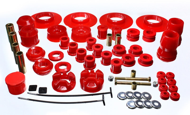 Energy Suspension Hyper-Flex Master Bushing Set for 2004-2009 Chrysler PT Cruiser (FWD) — Red