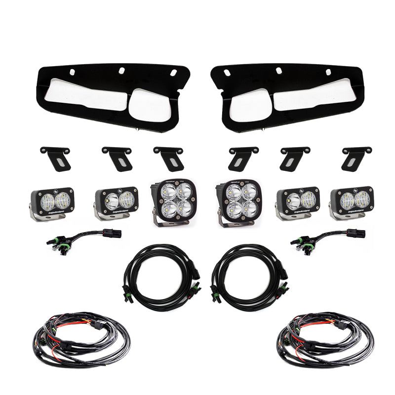 Baja Designs 2021+ Ford Bronco Fog Pocket Kit – Waterproof, ClearView Optics with Replaceable Lenses