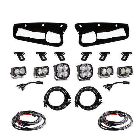 Baja Designs 2021+ Ford Bronco Fog Pocket Kit – Waterproof, ClearView Optics with Replaceable Lenses