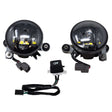 PATHFINDER FG610BA LED Fog Light Kit with Black Smoke Lens for Honda GL1800 Gold Wing (2006-2010)