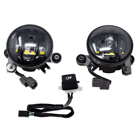 PATHFINDER FG610BA LED Fog Light Kit with Black Smoke Lens for Honda GL1800 Gold Wing (2006-2010)