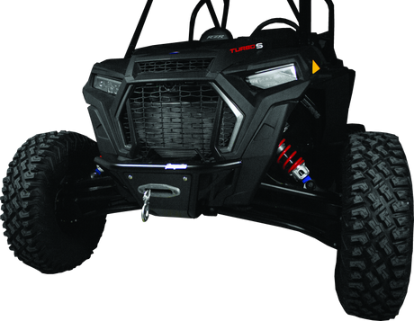 DragonFire Racing 15-22 Polaris RZR 900/1000 Front Bumper with Winch Mount - Strong Steel Support and Easy Installation