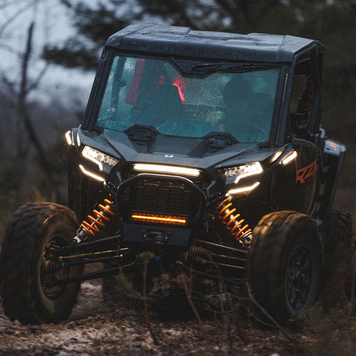 Polaris RZR XP 1000 / Turbo (2019-2023) Plug & Play Auto-Cancel Turn Signal Kit with White Running Lights | Ravek