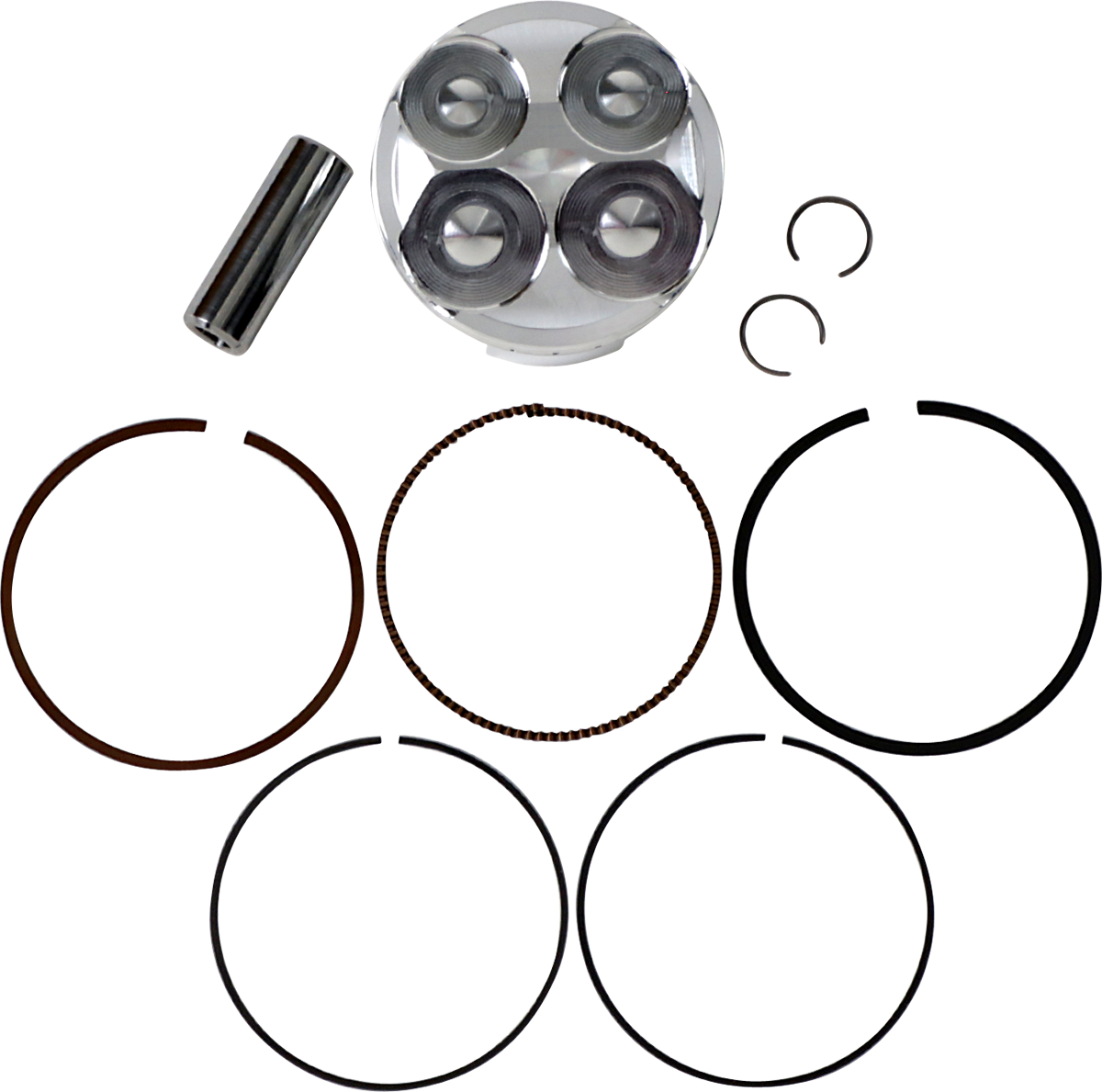 JE PISTONS Piston Kit - 66.00 mm - 12.5:1 CR - Honda 262279